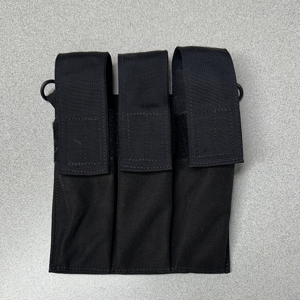 Nwot Elite Survival Systems Tactical Triple Magazine Pouch - Black